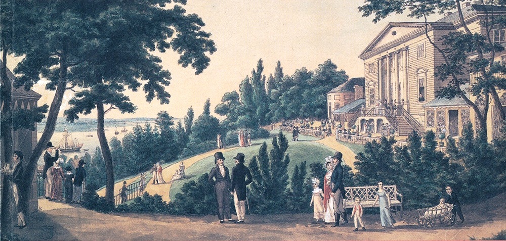 Rainvilles Gärten um 1818